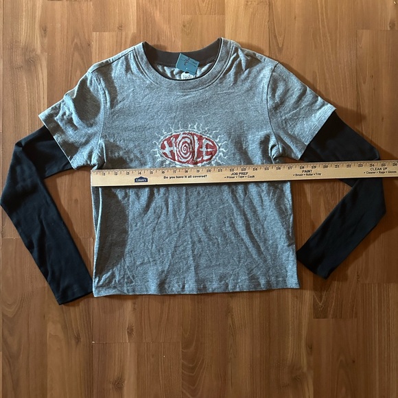 NWT Embroidered Hole Combo Top Courtney Love ❤️ size small - Picture 4 of 7